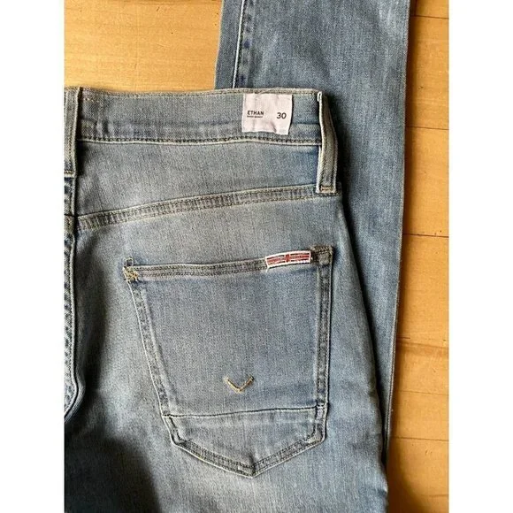 Hudson BNWOT blue Ethan biker skinny jeans moto sz 30